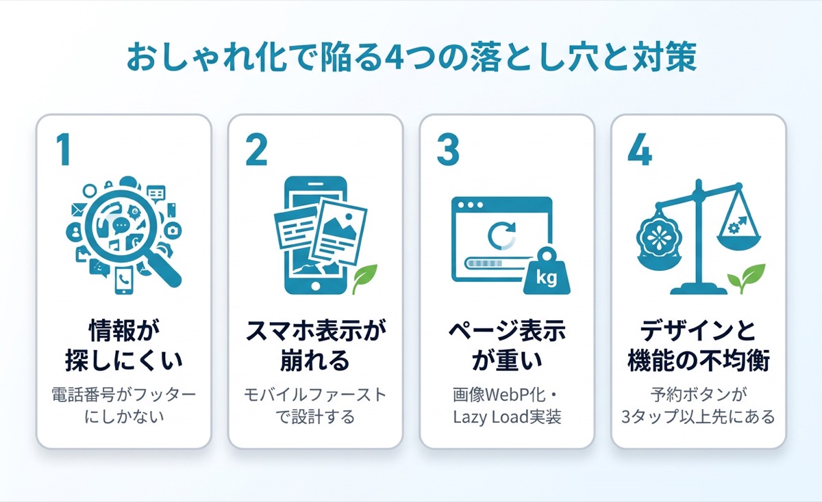 おしゃれ化で陥る4つの落とし穴と対策